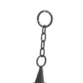 thumbnail image 5 of Cloche de Vent Triangle en Fer Design Rétro avec Boussole, Décor de Carillons de Vent, 5 of 5