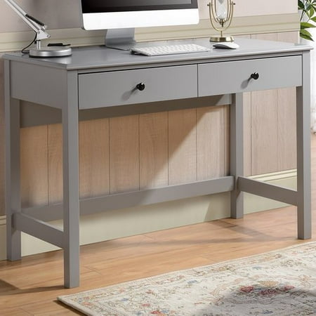 Pulaski Painted Desk - Homestar Othello Writing Desk in Gray Paint Finish