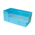 thumbnail image 2 of TOOYFUL Potty Pee Pan Tray Corner Toilet Box Pet Toilet for Cat Small Animals Rats Cage Accessories Blue, 2 of 9