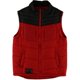 thumbnail image 1 of Marc Ecko - Chaleco acolchado con cremallera completa para hombre, rojo, mediano, 1 of 1