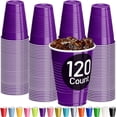 thumbnail image 5 of DecorRack Party Cups 12 fl oz Reusable Disposable Cups (Purple, 120), 5 of 6