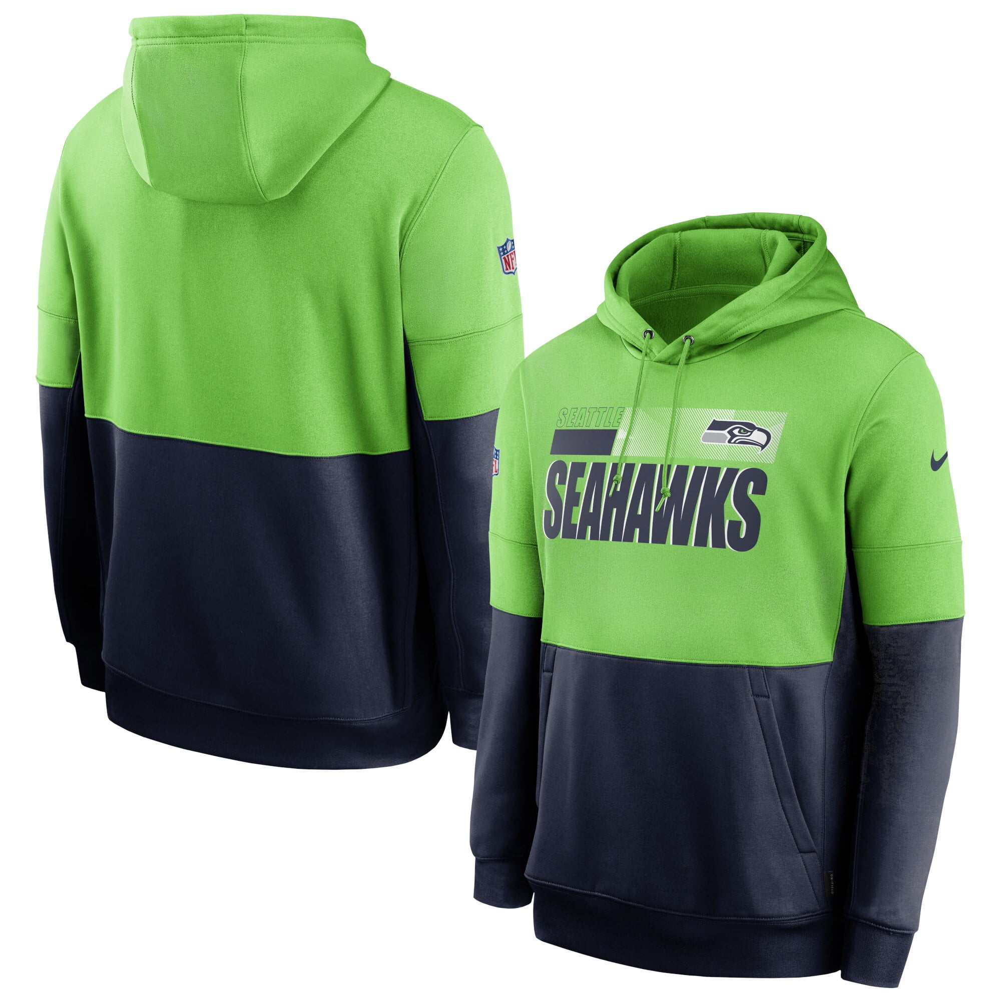 neon green seahawks sweatshirt