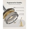 thumbnail image 4 of Soporte para teléfono celular Nulaxy Magnetic Aluminium 360°, giratorio, gris, 4 of 7