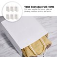 thumbnail image 4 of FUTUREORYY 10Pcs White Paper Hand Bags with Handles Designed for Food Packaging and Storage, 4 of 6