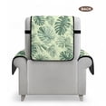 thumbnail image 7 of TSOVTHRID Green Monstera Leaf Print Recliner Chair Cover Non Slip Covers for Recliner Chairs with Pocket Washable Reclining Chair Cover Water Resistant Furniture Protector, 7 of 7
