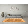 thumbnail image 3 of Ahgly Company Indoor Round Oriental Orange Traditional Area Rugs, 4' Round, 3 of 4