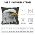 thumbnail image 5 of Orinice Bald Eagle Graphic Decorative Throw Pillow Cover for Home, Couch, Living Room, Bed Sofa - Soft and Durable, 1PC 24x24in, 5 of 5