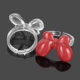 thumbnail image 2 of 150pcs False Nails Ring Swatches Butterfly Shape Nail Polish Display Manicure Art Practice Tools (Transparent), 2 of 10