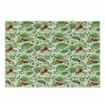 thumbnail image 1 of Rowan Cutting Board, Green Leaves Wild Mountain Fruits Raceme Continuous Seasonal Pattern, Decorative Tempered Glass Cutting and Serving Board, Small Size, Apple Green Fern Green, by Ambesonne, 1 of 1