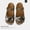Leopard print, variant on Ballet-style non-slip sandals, EVA perforated thick-soled slippers for women, summer ballet perforated shoes, fashionable, comfortable, and versatile
