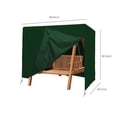 thumbnail image 3 of SuoKom Housse de Chaise Trapèze Tripartite Extérieure Anti-Saleté Housse de Trapèze pour Porche Protection de Meubles d'Extérieur, 3 of 5