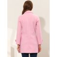 thumbnail image 4 of INSPIRE CHIC Manteau Caban Trench d'Hiver pour Femme à Col Peter Pan Rose TG, 4 of 6