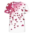 thumbnail image 4 of Styesk T-Shirts pour Homme Hommes Mode Décontractée Imprimé Sport Manches Courtes Col Rond Chemisiers Chemises, 4 of 4