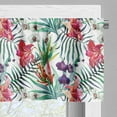 thumbnail image 3 of Ambesonne Colorful Valance Pack of 2, Tropical Orchids, 42"X18", Multicolor, 3 of 5