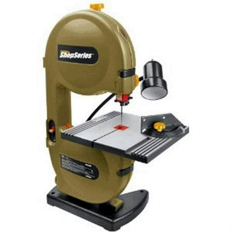 2.5 Amp 9 in. Band Saw with 59-1/2 in. Blade and Work Light 2.5 Amp 9 in. Band Saw with 59-1/2 in. Blade and Work Light