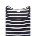 thumbnail image 5 of LASCANA Women's Striped 3/4 Sleeve Dress Contrast Stripe, 5 of 5