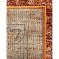thumbnail image 7 of Unique Loom Isabella Collection Area Rug - Adjani (9' x 12' Rectangle Rust Red/Black), 7 of 7