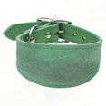thumbnail image 1 of Adjustable Leather Collar for Large Dogs & Italian Greyhounds, Durable Pet Accessory, Yellow Strap, 1 of 3