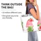 thumbnail image 2 of Fotbe Hello Summer Gnome Bolsa Tote Estética de Lona con Estampado para Mujer - Bolsa Reutilizable de Hombro Casual para Vacaciones, Compras, Trabajo y Gimnasio, 2 of 8