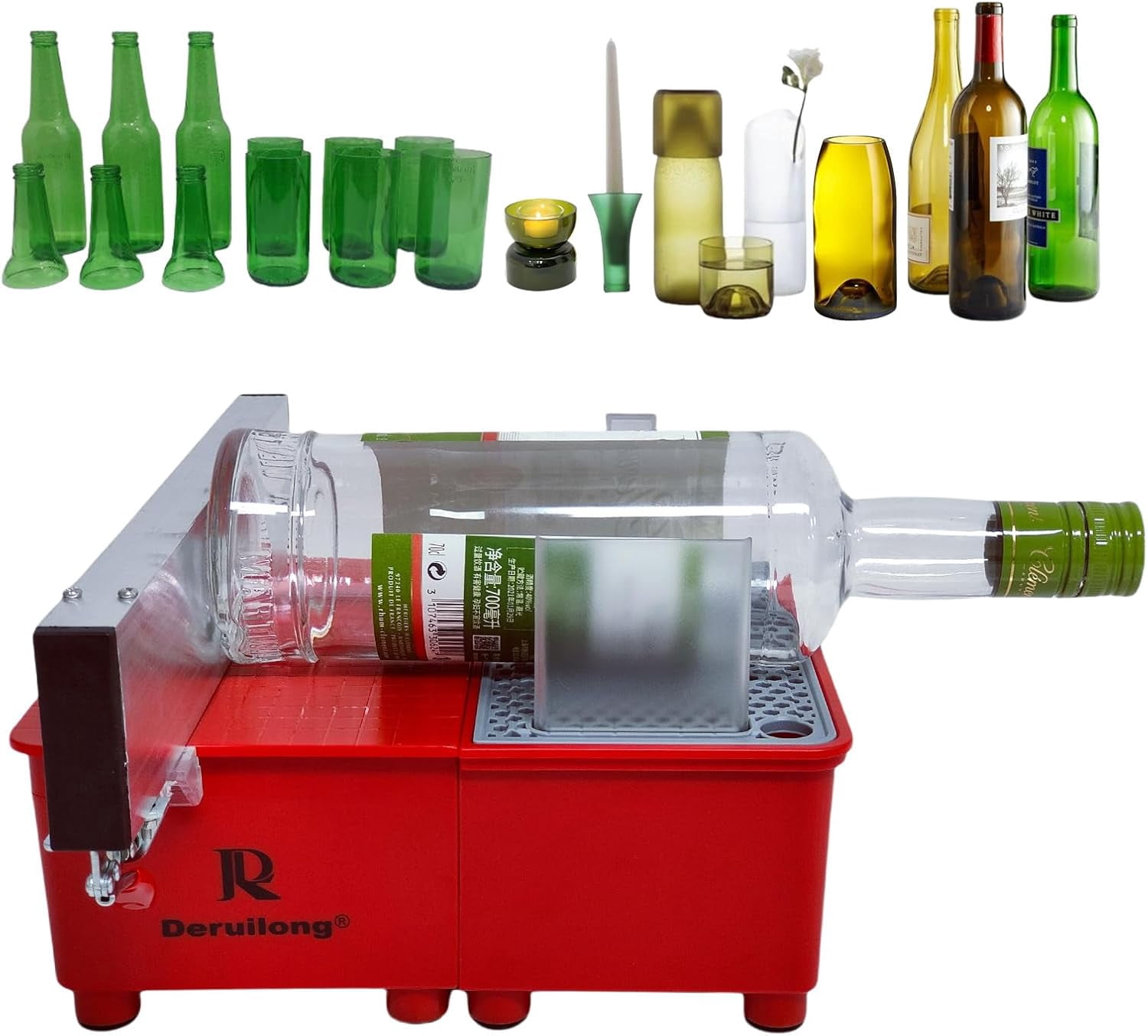Trim Saw with diamond coated saw blade - Glass Bottle Cutter, Stone, Glass Cutting, Trimming, Sawing Machine for cutting glass and brittle hard materials cutting machine