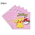 thumbnail image 1 of Linda serie Pokémon, vajilla para fiesta de cumpleaños, pancarta desechable, adorno para tarta, bandera colgante, globos de Pikachu, decoración de cumpleaños, 1 of 2