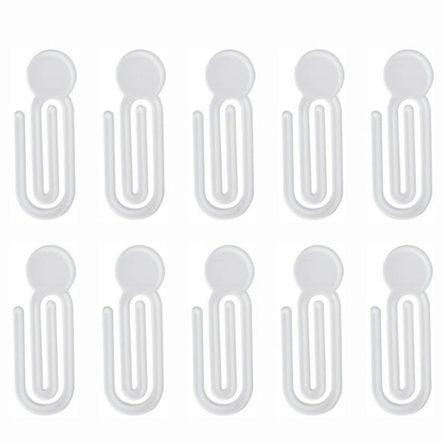 pitrice 10pack/lot Heat Transfer Paper Clips For Personalized Crafts And Files DIY Printing Paper Clips 10*4.8cm