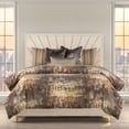 thumbnail image 4 of SIScovers Metropolitan Artist-style Duvet Set Metropolitan Melon - Twin - 5 Piece, 4 of 5