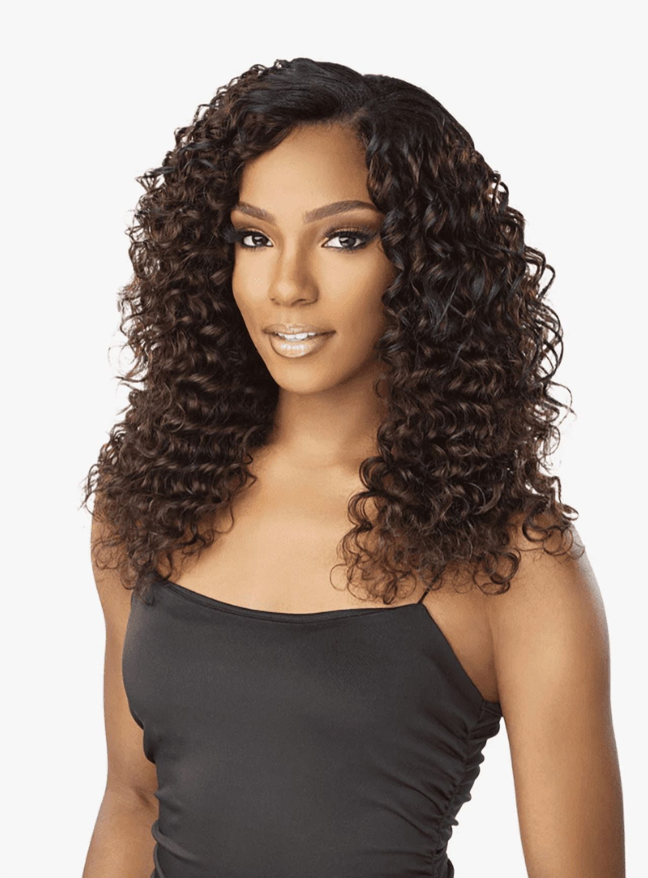Empire 100% Human Hair New Deep 3PCS By SENSATIONNEL (HWEMND) / 1B - Off Black / 12+14+16 Beauty Supply