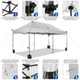 thumbnail image 4 of SANOPY  10x20 Pop up Canopy with 6 sidewalls Commercial Heavy Duty Canopy UPF 50+ All Weather Waterproof Outdoor Wedding Party Tents Gazebo with Roller Bag, White, 4 of 10