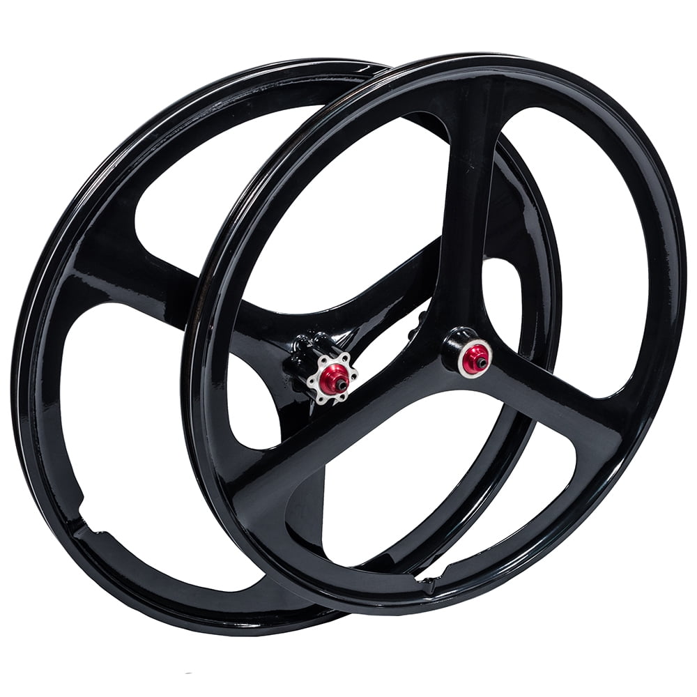26" MTB Bike Mag Magnesium Front Rear Wheel Rim Wheelset Set Disc 8/9/10 Speed 