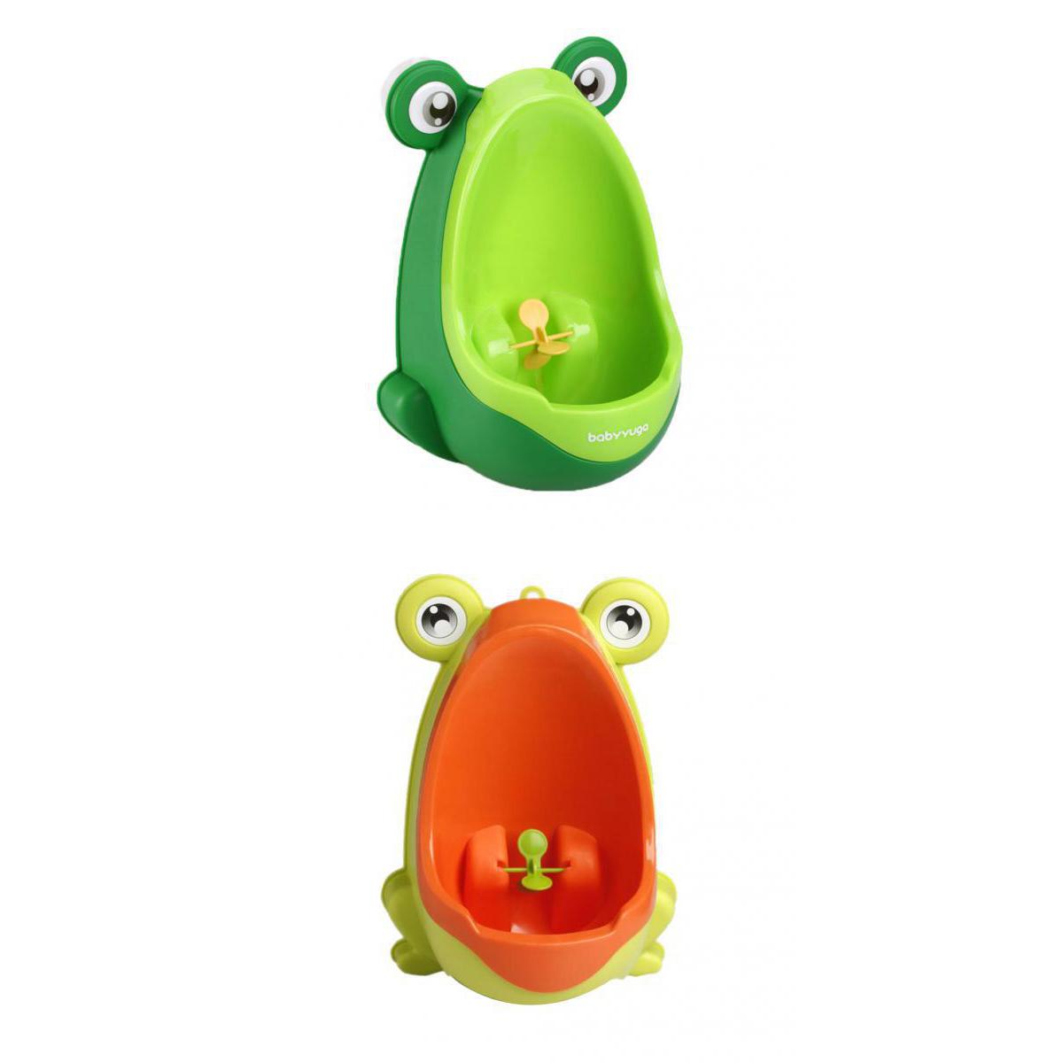 Bieco Vasino Zoo Verde Con Paraspruzzi, Ergonomico, Per Bambini, Design Simpatico, Qualità Tedesca
