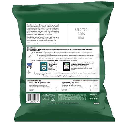 Jonathan Green Black Beauty 10600 Grass Seed, 3 lb Bag