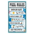 thumbnail image 1 of PENGXIANG Decorative Swimming Pool Rules Signs  Indoor/Outdoor Aluminum Metals Signs, 1 of 6