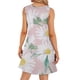 thumbnail image 4 of Vestido maxi largo con estampado de bolsillo informal con letras sin mangas y cuello redondo para mujer OAVQHLG3B Store  lin121212, 4 of 5