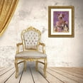 thumbnail image 3 of Wiley, Marta 19x24 Gold Ornate Wood Framed with Double Matting Museum Art Print Titled - Purple African Dreams, 3 of 4