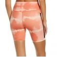 thumbnail image 5 of Nike Women's Dri-FIT One Luxe Mid-Rise Printed Training 7" Shorts -(Madder Root Orange/Black, X-Small), 5 of 6