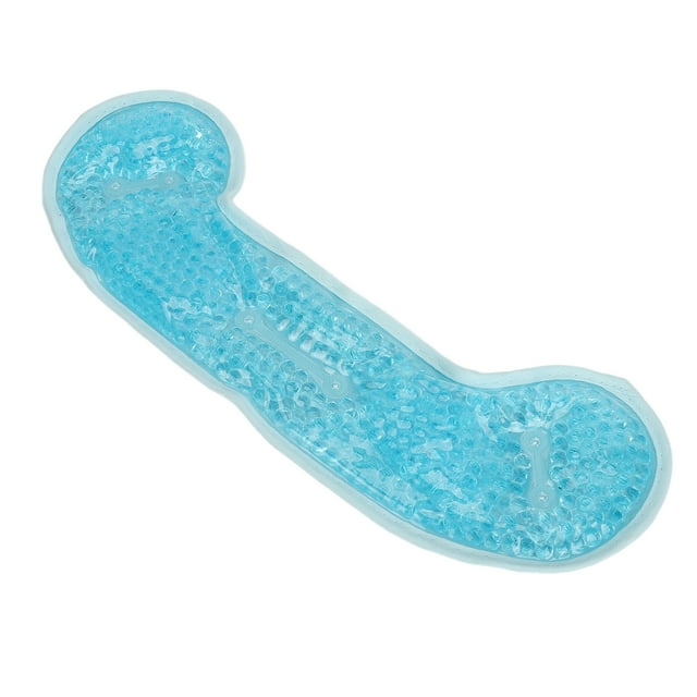 Compresse Chaude de Front, Sangle Élastique Double Fonction, Compresse de Gel Bleu pour Tête, Double Face Ajustable pour Soulager les Blessures pour Enfant