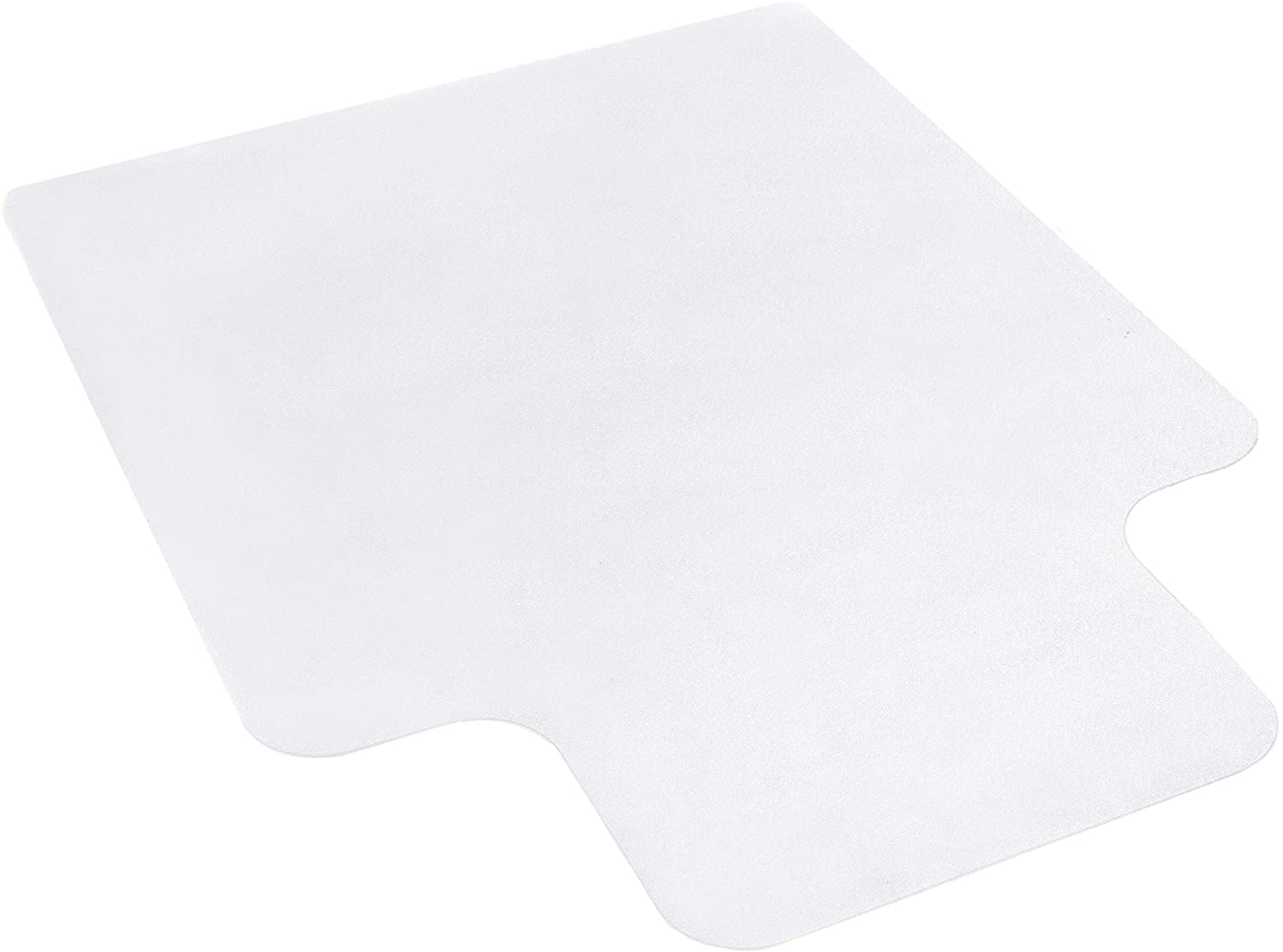 FlooringInc Office Chair Mats, Clear, Without Studs, 47" x 35"