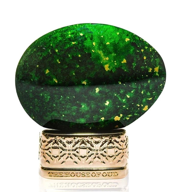 Perfume The House of Oud, color verde esmeralda, 75 ml