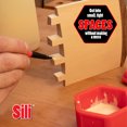 thumbnail image 5 of Sili Glue Pod and 3 Sili Micro Glue Brushes with Multi Purpose Sealable Lid/Glue Brush Holder • Fine Tip • Chiseled Tip and Flat Tapered Tip Brushes for Arts • Crafts • Models and Woodworking, 5 of 7