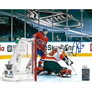 Carter Hart First Career Playoff Shutout Philadelphia Flyers Autographed Hockey Photo - 8x10 Photo