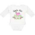 thumbnail image 3 of Inktastic Gigi's Girl- Heart Flowers Girls Long Sleeve Baby Bodysuit, 3 of 5