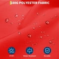 thumbnail image 2 of Solar LED 10FT Patio Umbrella – UV-Resistant Waterproof Outdoor Market Table Parasol with Tilt & Crank Handle, 8 Sturdy Ribs, for Garden, Pool, Lawn, Backyard – Color: Red, 2 of 7