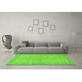 thumbnail image 3 of Ahgly Company Indoor Rectangle Abstract Green Modern Area Rugs, 6' x 9', 3 of 4