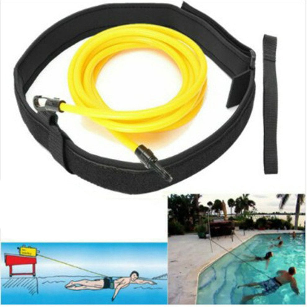 Adjustable Swim Training Resistance Elastic Belt Swimming Exerciser