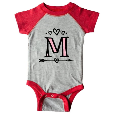

Inktastic Letter M Monogram Tribal Arrow Gift Baby Girl Bodysuit