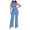 Sky Blue, variant on lulshou Jumpsuits for Women, Women'S Solid Color High-Waisted Sleeveless Round Neck Off-The-Shoulder Sequin Slim Long Sequin Romper Women's Jumpsuits, Rompers & Overalls, S