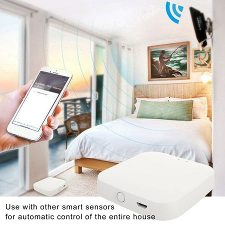 

Smart Gateway Remote Control Bluetooth-compatible Wi-Fi Bridge Infrared Sensor Easy to Setup Broad Compatibility Mesh Smart Wireless Hub for Alexa