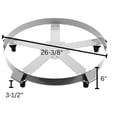 thumbnail image 4 of Non-Tipping Drum Dolly for 1250-Pound 55-Gallon Buckets with Swivel Casters - 3 Dollies, 4 of 4