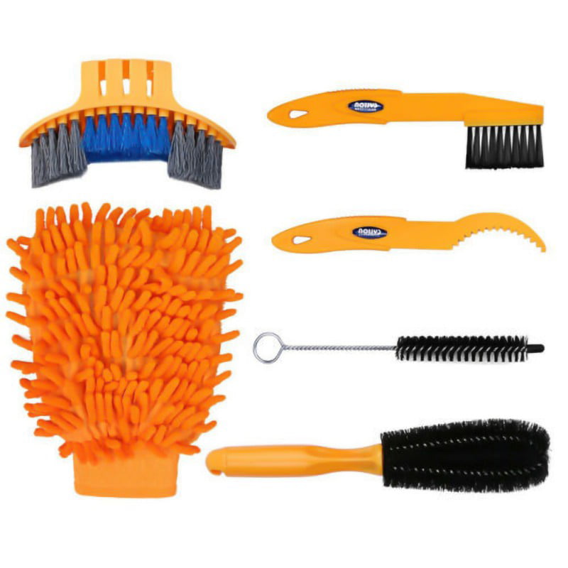Bike Chain Cleaner Set Cycle Portable Tool Bicycle Road MTB Brushes Cleaning Kit